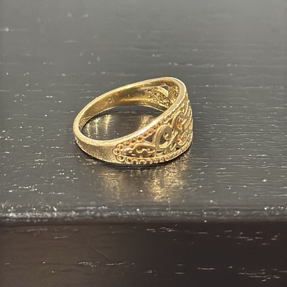 Harley-Davidson Vintage 10K Gold Ring - Size 7 - Picture 6 of 9